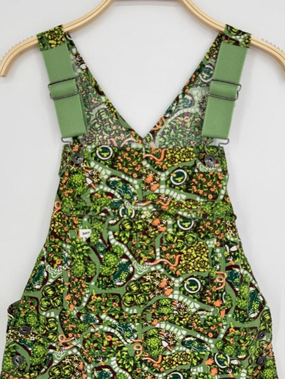 RARE PRINT! Duluth Trading Heirloom Gardening Bib Overalls Size XS NWOT